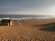 playa de la paloma por la mañana