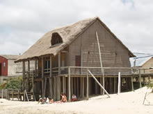 rancho de valizas en la playa